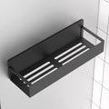 Metal 4 Pack Magnetic Spice Storage Rack Organizer for Refrigerator and Oven, Black Fridge Organizers and Storage
