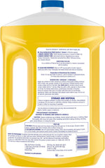 Antibacterial All Purpose Cleaner, Floor Cleaner for Mopping Home, Bathroom, & Kitchen, Cleaning Liquid for Mop & Bucket, Cleaning Supplies, Multi-Surface Dilutable, Lemon, 99Oz