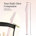Dermaplane Razor for Women Face â€“ Face Razors for Women & Men, Eyebrow Trimmer & Face Shaver â€“ Exfoliating Facial Razor & Skin Care Tool for Smoother Skin - Blush, 12 Pcs