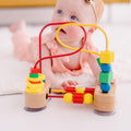 First Bead Maze - Wooden Educational Baby Toy with Suction Cups, for Floor, High Chair or Toddler Table, Toddler Toys for Girls & Boys Ages 1+