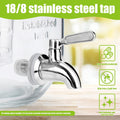 1 Gallon Glass Drink Dispensers for Parties 2Pack.Beverage Dispenser,Glass Drink Dispenser with Stand and Stainless Steel Spigot 100% Leakproof.Lemonade Dispenser with Ice Cylinder.Laundry Detergent