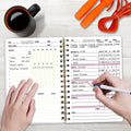 Food and Fitness Meal Workout Journal Diary Wellness Log Notebook Planner Weight Loss Diet Exercise Training Health Tracker 6.1X 8.5 Inch Hard Cover