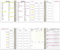 Food and Fitness Meal Workout Journal Diary Wellness Log Notebook Planner Weight Loss Diet Exercise Training Health Tracker 6.1X 8.5 Inch Hard Cover