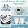 Portable Breast Milk Cooler for Outdoors & Work, 360Â° Total Cooling Keeps Milk Fresh for 24 Hours, 19Oz Large Capacity Travel Breastmilk Chiller with Temp Display & 2Pcs Bottle for Breastmilk Storage
