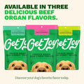 Freeze Dried 100% Beef Liver Dog Treats, 4Oz | Single Ingredient Organ Meat, High Protein Raw Dog Food Topper, Snack & Training Rewards | Grain Free, Gluten Free, Filler Free