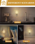 LED Night Light, Baby Night Lights [2 Pack], Plug in Night Light with Auto Dusk to Dawn Sensor, Adjustable Brightness Nightlight for Kids, Bathroom, Bedroom, Nursery Room, Soft White 3000K