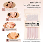Dermaplane Razor for Women Face – Face Razors for Women & Men, Eyebrow Trimmer & Face Shaver – Exfoliating Facial Razor & Skin Care Tool for Smoother Skin - Blush, 12 Pcs