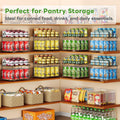 360Â° Rotating Can Rack Organizer for Pantry, 2-Tier Lazy Susan Can Organizer Holds up to 26 Soda Cans, Metal Wire & Wood Shelf with Turntable Storage for Kitchen Cabinet, Pantry & Countertop