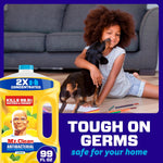 Antibacterial All Purpose Cleaner, Floor Cleaner for Mopping Home, Bathroom, & Kitchen, Cleaning Liquid for Mop & Bucket, Cleaning Supplies, Multi-Surface Dilutable, Lemon, 99Oz