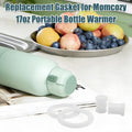 4Pcs Stopper and Seal Gasket Rings Set for Momcozy 17Oz Portable Milk Warmer, Bpa-Free Silicone Replacement Accessories Set Compatible with Momcozy Bottle Warmer Lid Replacement Parts