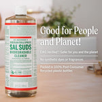 Sal Suds Biodegradable Cleaner (32 Oz) – All Purpose Pine Mop Detergent for Floors, Laundry & Dishes, Multi-Surface Concentrate, Heavy-Duty Degreaser