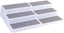3â€“Tier Expandable Plastic Spice Rack - Adjustable Length, Stability with Non-Skid Shelf, Three Tiers for Easy Visibility, Organizer for Kitchen Cabinet, Pantry or Countertop, White/Grey