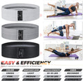 Resistance Bands for Working Out: 3-Set Professional Exercise Bands for Pilates, Yoga, Home Gym, Booty, Leg Training | Heavy/Medium/Light Fabric Loops for Women Men