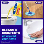 Antibacterial All Purpose Cleaner, Floor Cleaner for Mopping Home, Bathroom, & Kitchen, Cleaning Liquid for Mop & Bucket, Cleaning Supplies, Multi-Surface Dilutable, Lemon, 99Oz