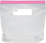Reclosable Gallon Food Storage Bags with Double Zipper Seal, Stand and Fill Base, BPA Free, 120 Count
