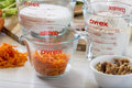 Essentials (2-Pack) Glass Measuring Cups Set, (1 & 2 Cup) Measuring Cups for Prepping, Baking and Cooking, Preheated Oven, Dishwasher, Freezer, and Microwave Safe