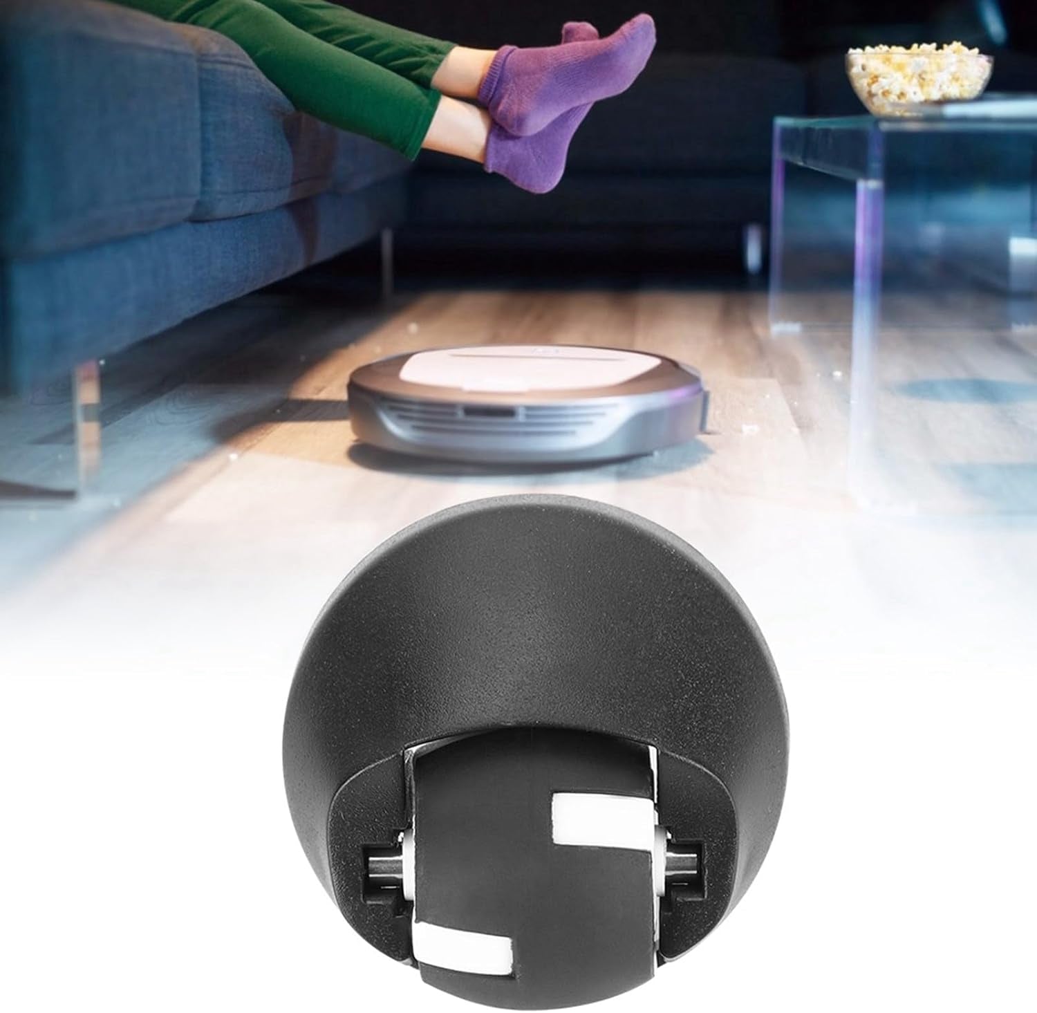 Swivel Wheel Robot Vacuum Replacement Vacuum Cleaner Sweeper Universal Wheel Attachments Fit for Eufy Robovac 11S Robovac 30