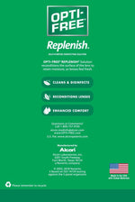 Replenish Multi-Purpose Contact Lens Cleaning and Disinfecting Solution with Lens Case, 10 FL OZ (Pack of 2)