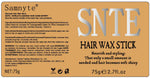 Slick Back Hair Brush & Hair Wax Stick Set - Frizz Control & Flyaway Smoothing - Sleek Ponytails, Buns, Edges - Styling Cream/Gel/Balm/Pomade Stick for Women - Styling Accessories for Girls & Kids
