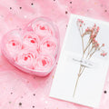 Mothers Day Birthday Gifts for Women Self Care Get Well Soon Gifts, Rose Relaxing Spa Gift Basket Thinking of You Care Package with Flannel Blanket, Unique Gift for Her Mom Wife Grandma Friend Sister