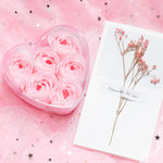 Mothers Day Birthday Gifts for Women Self Care Get Well Soon Gifts, Rose Relaxing Spa Gift Basket Thinking of You Care Package with Flannel Blanket, Unique Gift for Her Mom Wife Grandma Friend Sister