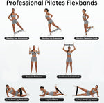Resistance Bands for Working Out: 3-Set Professional Exercise Bands for Pilates, Yoga, Home Gym, Booty, Leg Training | Heavy/Medium/Light Fabric Loops for Women Men