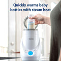 Deluxe Baby Bottle Warmer and Sterilizer for Formula, Breast Milk, and Baby Food Jars