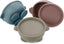 3 Pack Baby Suction Bowls with Lids â€“ Stay Put Silicone Toddler Bowls for Self-Feeding & Travel, 100% Food Grade Bpa-Free, Leakproof Feeding Set (Muted Earth Tones)