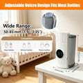 2026 Upgraded Milk Warmer for Travel, on the Go Baby Bottle Warmer, Waterless Bottle Warmering with Battery-Powered, 6 Temp Settings Fast Heating & Precise Temperature Control with LCD Display