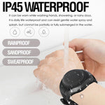 Wearable Portable Waterproof Bluetooth Speaker Watch X10 Clip Speaker MP3 Player Handsfree Clear Call Speakerphone,Tws,Sd Card Slot,Selfie for Working, Running, Cycling(Blue)