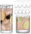 Province Tumbler and Rocks Glass Set, Elegant Drinkware Glasses Set of 16, Tall Drinking Glasses for Everyday Use or Any Special Occasion
