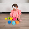 Stack & Count Stacking Cups - Colorful Baby Stacking Water Toys Set - Stackable Cups for Learning - Baby Bath Toys - Toddler Water Table Toys - 8 Count