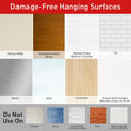 Command Picture Ledge, 21" Damage Free Hanging Floating Shelf with Adhesive Strips, Quartz, No Tools Picture Hanger for Displaying Decorations and Photographs, 1 Ledge and 10 Command Strips