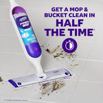 Powermop Multi-Surface Mop Kit for Floor Cleaning, Fresh Scent, Mopping Kit Includes Powermop, 2 Mopping Pad Refills, 1 Floor Cleaning Solution with Fresh Scent and 2 Batteries