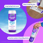 Powermop Floor Cleaning Solution with Fresh Scent, Powermop Refills, Floor Cleaner for Mopping, 25.3 Fl Oz, 2 Pack