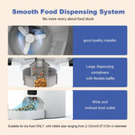 Automatic Cat Feeder, 4L Cat Food Dispenser with 10S Voice Recorder, Pet Feeder up to 8 Meals per Day, Timed Dog Feeder with Dry Food Sealed Ring