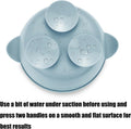 3 Pack Stainless Steel Baby Suction Bowls, Non-Slip Child Food Bowl with Silicone Sleeve for Kids Toddlers Infants, Unbreakable & Mess Free (Blue Green Beige)