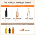 11.5L Ice Bucket for Parties 2 Pcs, Large Plastic Drink Cooler for Champagne Wine, Beer, Clear Beverage Tub for Mimosa & Cocktail Bar, Portable Chiller for Party Hosting & Serving