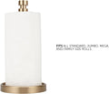 Countertop Paper Towel Stand - Steady and Easy Tear - Fits All Paper Towel Rolls - Warm Gold