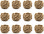 Handmade Jute Napkin Rings Set of 12 – Rustic Farmhouse Table Decor, Boho Woven Napkin Holders for Weddings, Parties & Dining Tables