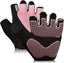Workout Gloves for Women - Breathable Weight Lifting Gloves with Non-Slip Silicone Padding, Fingerless Gym Gloves for Cycling, Rowing, Pull Ups & Training (4 Sizes)