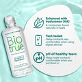 Contact Solution, Multi-Purpose Solution with Lens Case, Cleans, Conditions, Hydrates, Disinfects, Removes Protein, Dirt & Debris, Contact Lens Cleaner & Storage, 10 Fl Oz (Pack of 2)