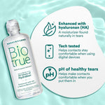 Contact Solution, Multi-Purpose Solution with Lens Case, Cleans, Conditions, Hydrates, Disinfects, Removes Protein, Dirt & Debris, Contact Lens Cleaner & Storage, 10 Fl Oz (Pack of 2)