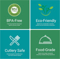 100% Compostable Oval Paper Plates 12 Inch Bulk 100 Count, Heavy Duty Large Disposable Plates, Eco-Renewable Sugarcane Pulp Plates for Party,Dinner& Daily Use, White
