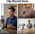 (Latest Model) - Wireless Mini Microphone for Iphone, Ipad, Android - 2 Pack Lavalier Microphone for Video Recording - Iphone Mic Crystal Clear Recording with USB-C for Content Creators