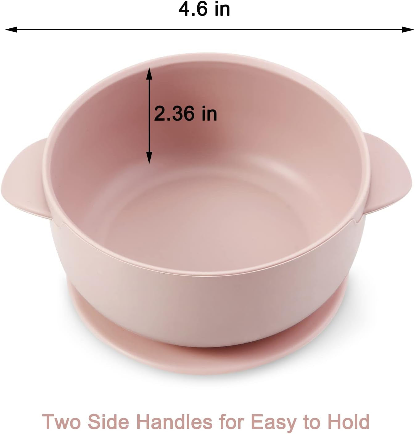 3 Pack Baby Bowls with Suction| Leak-Proof Stay Put Silicone Food Bowl with Lids for Babies Kids Toddlers Infants| Food Grade Soft Safe Bpa-Free Silicone (Pink Rose Linen)