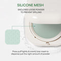 Neo Blurring Powder: Korean Shine Control Compact with Pore Blurring, Smoothing Finish & Travel-Friendly, No Spill Packaging