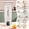 Travel Electric Kettle,  Portable Water Boiler with 6 Variable Presets,Small Electric Kettle with Keep Warm Temperature Controls & Boil Dry Protection, 17Oz,White