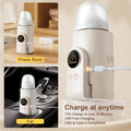 18W Portable Baby Bottle Warmer for Travel â€“ Fast, Waterless Milk Heater for Breastmilk & Formula | USB Rechargeable Bottle Warmer with Precise Temperature Control â€“ Essential for On-The-Go Feeding