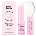 under Eye Brightener Balm Stick - Travel Essentials - Caffeine Eye Cream for Dark Circles, Puffiness, Wrinkles - Vegan Moisturizer Stick with Niacinamide, Hyaluronic Acid (0.13Oz/3.5G)